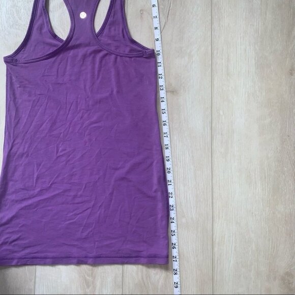 Lululemon Cool Racerback Tank Top Size 4 US Purple Magenta Yoga‎ Athleisure - Picture 8 of 11